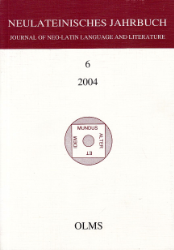 Neulateinisches Jahrbuch. Band 6 · 2004