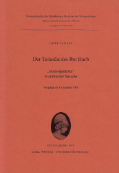 Der Tailasân des Ibn Harb