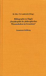 Bibliographie zu Hegels »Enzyklopädie der philosophischen Wissenschaften im Grundrisse«