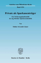 Private als Sparkassenträger