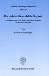 Der nichtwettbewerbliche Boykott