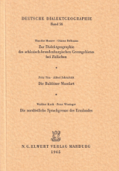 Zur Dialektgeographie des schlesisch-brandenburgischen Grenzgebietes bei Züllichau
