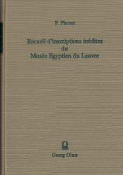 Recueil d'inscriptions inédites du Musée Égyptien du Louvre