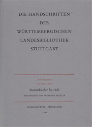 Stammbücher bis 1625