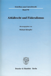 Abfallrecht und Föderalismus