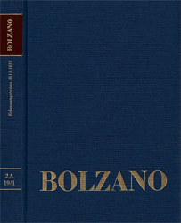 Erbauungsreden des Studienjahres 1811/1812. Erster Teilband - Bolzano, Bernard