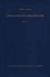 Urslavische Grammatik. Band II: Konsonantismus