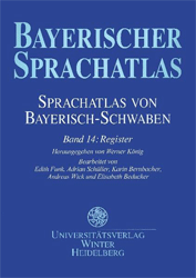 Sprachatlas von Bayerisch-Schwaben (SBS). Band 14