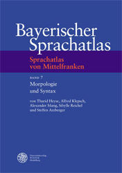 Sprachatlas von Mittelfranken (SMF). Band 7
