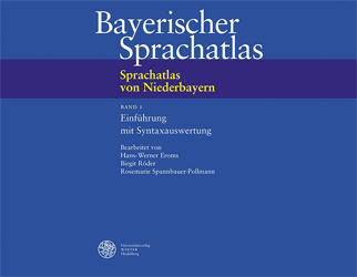 Sprachatlas von Niederbayern (SNiB). Band 1
