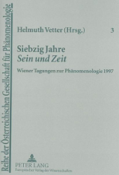 Buchcover Siebzig Jahre «Sein und Zeit»