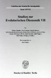 Studien zur Evolutorischen Ökonomik VII