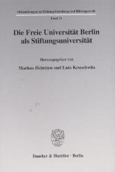 Die Freie Universität Berlin als Stiftungsuniversität