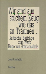 'Wir sind aus solchem Zeug wie das zu Träumen...'