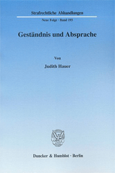 Geständnis und Absprache