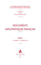 Documents Diplomatiques Français 1939-1944. Tome V: Vichy, 1941