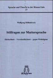 Stilfragen zur Mutterprache