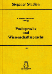 Fachsprache und Wissenschaftssprache