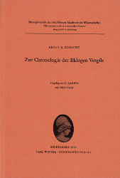 Zur Chronologie der Eklogen Vergils