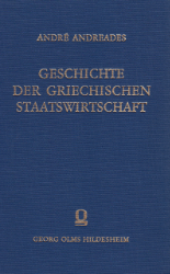 Geschichte der griechischen Staatswirtschaft