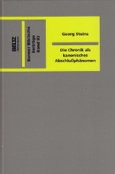 Die Chronik als kanonisches Abschlußphänomen