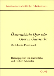 Österreichische Oper oder Oper in Österreich?