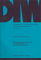 Wirkungsanalyse der Novellierung der Herstellerpräferenz (§§ 1 ff BerlinFG) von 1982