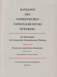 Die naturkundlichen und historischen Handschriften. Rechtshandschriften. Varia