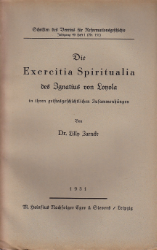 Die Exercitia Spiritualia des Ignatius von Loyola