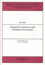 Manzonis Napoleon-Ode in deutschen Übersetzungen