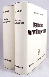 Deutsches Verwaltungsrecht. Zwei Bände