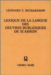 Lexique de la langue des oeuvres burlesques de Scarron