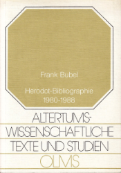 Herodot-Bibliographie 1980-1988