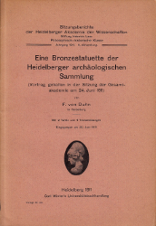 Eine Bronzestatuette der Heidelberger archäologischen Sammlung