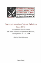 German-Australian Cultural Relations Since 1945