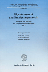 Eigentumsrecht und Enteignungsunrecht