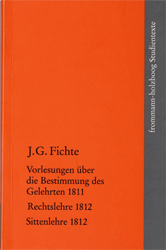 Buchcover Die späten wissenschaftlichen Vorlesungen III: 1811-1812