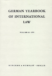German Yearbook of International Law. Vol. 22 (1979)