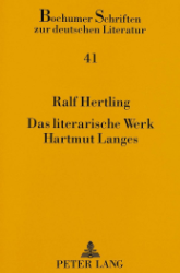 Das literarische Werk Hartmut Langes