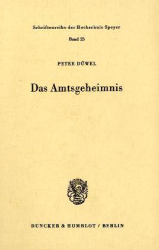 Das Amtsgeheimnis