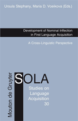 Development of Nominal Inflection in First Language Acquisition