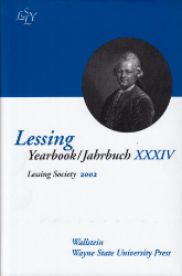 Lessing Yearbook/Jahrbuch: Vol. XXXIV (2002)