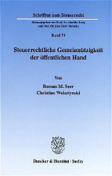 Steuerrechtliche Gemeinnützigkeit der öffentlichen Hand