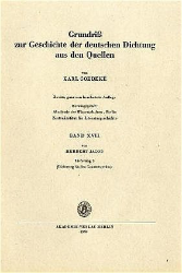 Grundriß zur Geschichte der deutschen Dichtung aus den Quellen. Band XVII/3