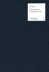 Buchcover Philosophische Vorlesungen 1790
