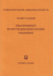 Frauendienst im mittelhochdeutschen Volksepos