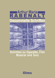 Schriften zu Operette, Film, Musical und Tanz