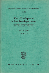 Water Development in Less Developed Areas