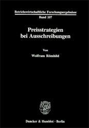 Preisstrategien bei Ausschreibungen