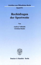 Rechtsfragen der Sportwette